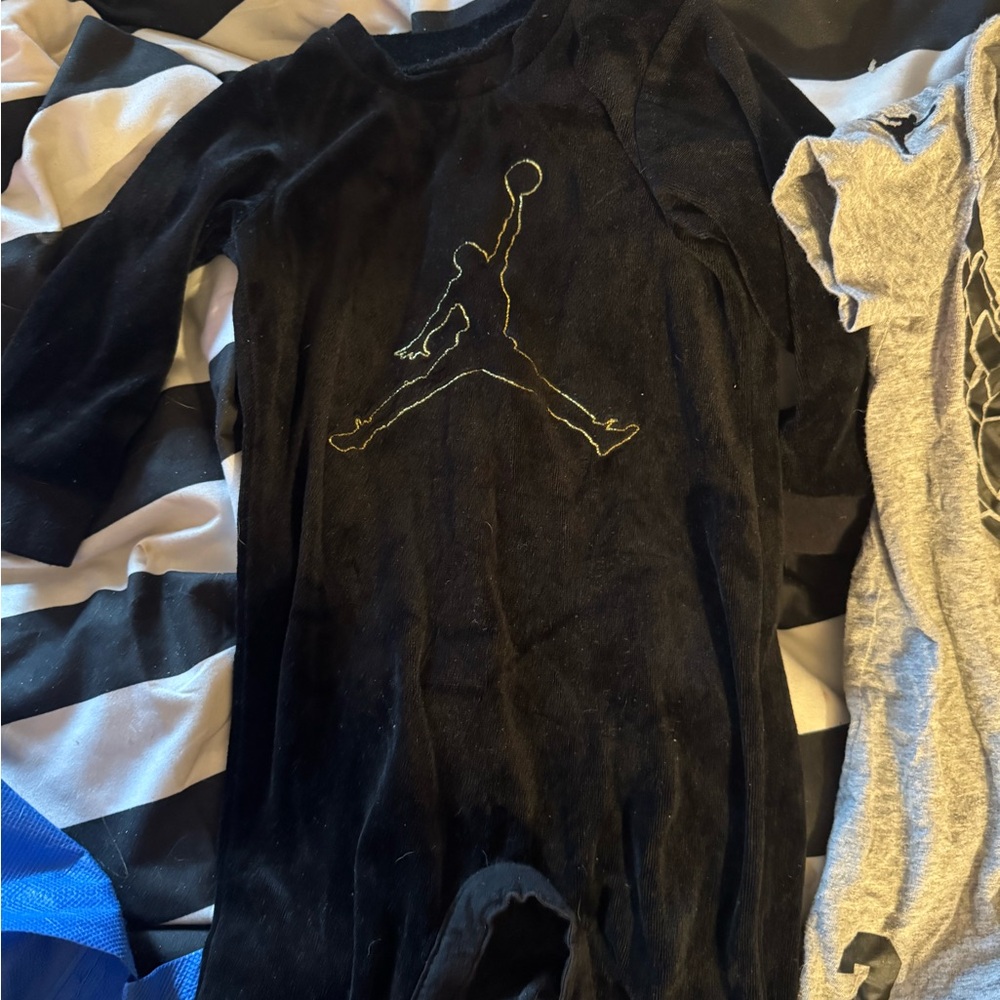 2 12 month Jordan Baby Onesies